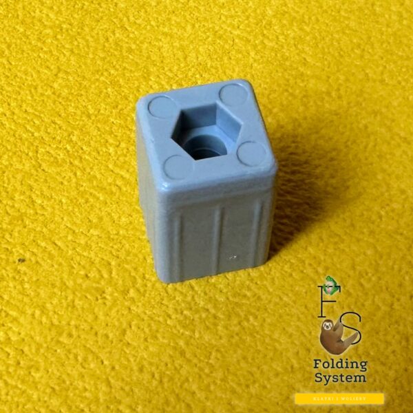 Złączka plastikowa, łącznik do profili 20x20x1,5mm łącznik poprzeczek szary