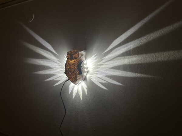 Lampa Sowa – Magiczna Dekoracja Ścienna