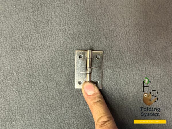 Duży zawias nierdzewny INOX 304 – ze sprężyną 50x36x1,5mm - obrazek 4